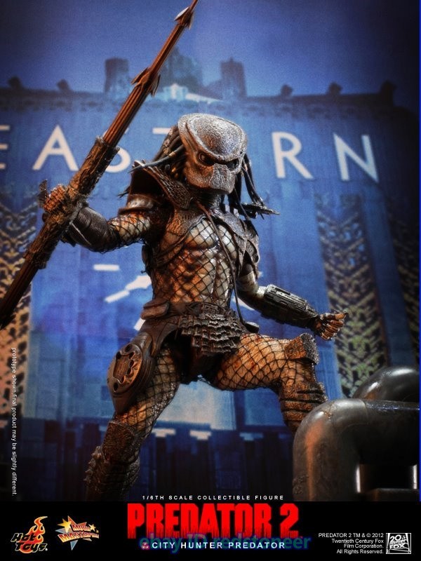 Hot Studio Alien Predator 2 City Hunter Predator 1/6 Action Figure