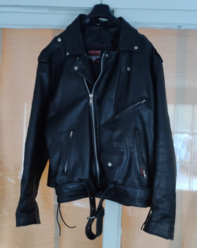 Interstate Leather Jacket, Size 56, Motorcycle Ja… - image 2