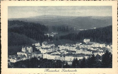 Marienbad Tschechien Boehmen Totalansicht