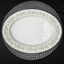 Noritake Savannah #2031 Platinum Trim Dinner Plate — listing 3