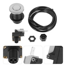 1 Set Air Button Switch Set for Bathtub Garbage Disposal Installation