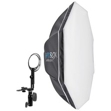 Westcott Rapid Box Switch Octa-S Modifier with Round Head Speedlite Insert, Blac