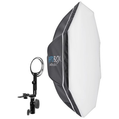Westcott Rapid Box Switch Octa-S Modifier with Round Head Speedlite Insert, Blac