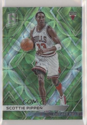 2017-18 Panini Spectra Neon Green Prizm 32/49 Scottie Pippen #95 HOF 7m4