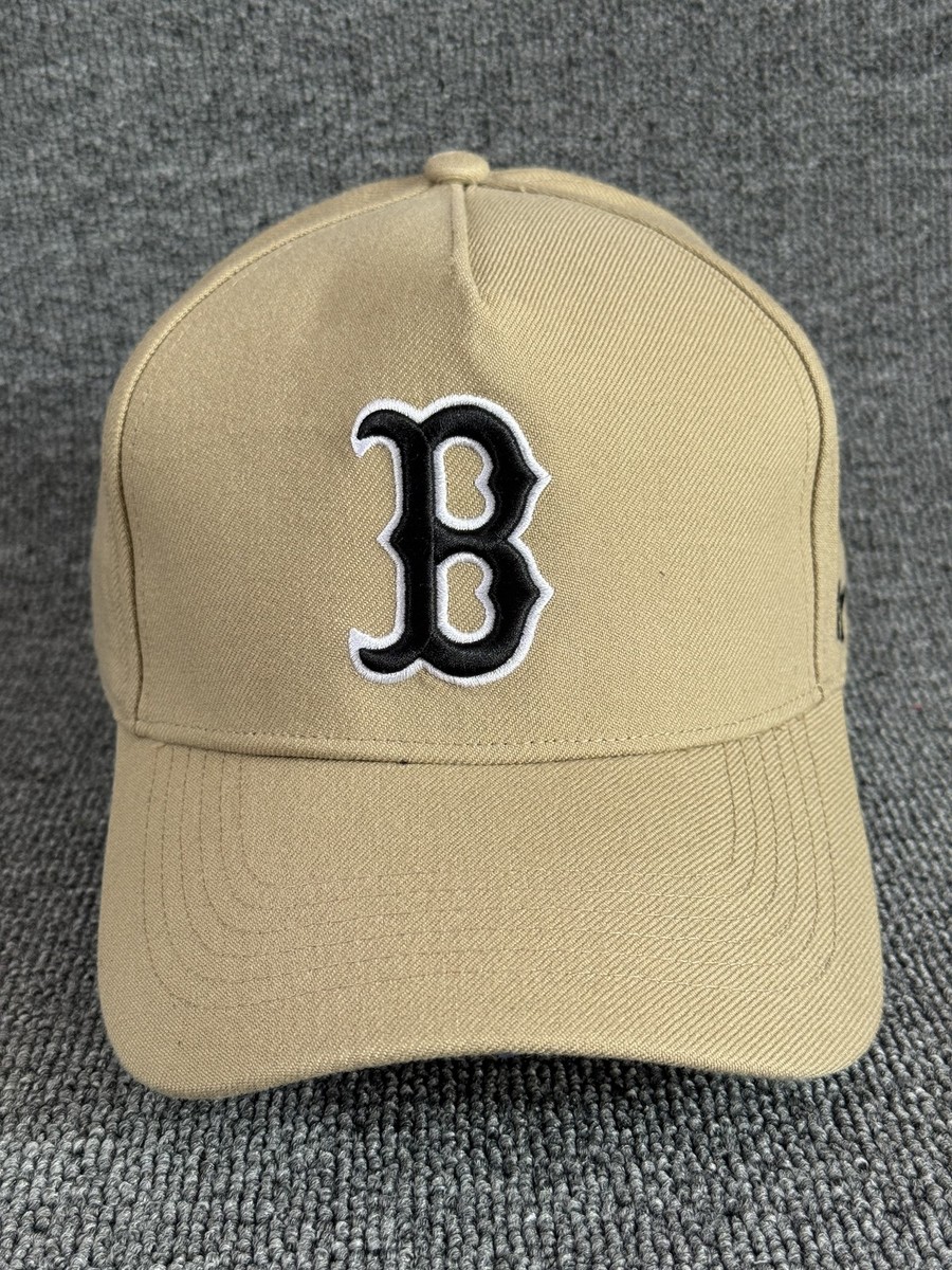 47 Brand Boston Red Sox Snapback Curved Brim Khaki Hat One Size