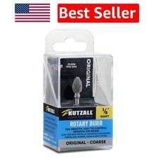 Versatile 1/8" Shaft Coarse Rotary Burr for Precision Wood Carving Projects