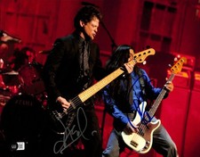 Jason Newsted & Robert Trujillo Signed Metallica Concert Photo  11x14 Beckett