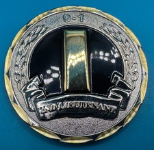 U.S. Army 2nd Lieutenant Leadership Engraveable Military Challenge Coin