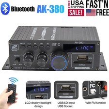 12V 800W Bluetooth HiFi Power Amplifier Audio Digital Stereo FM AMP W/ Remote US