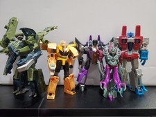Transformers LOT OF 5 Bumblebee, Skywarp, Bra...