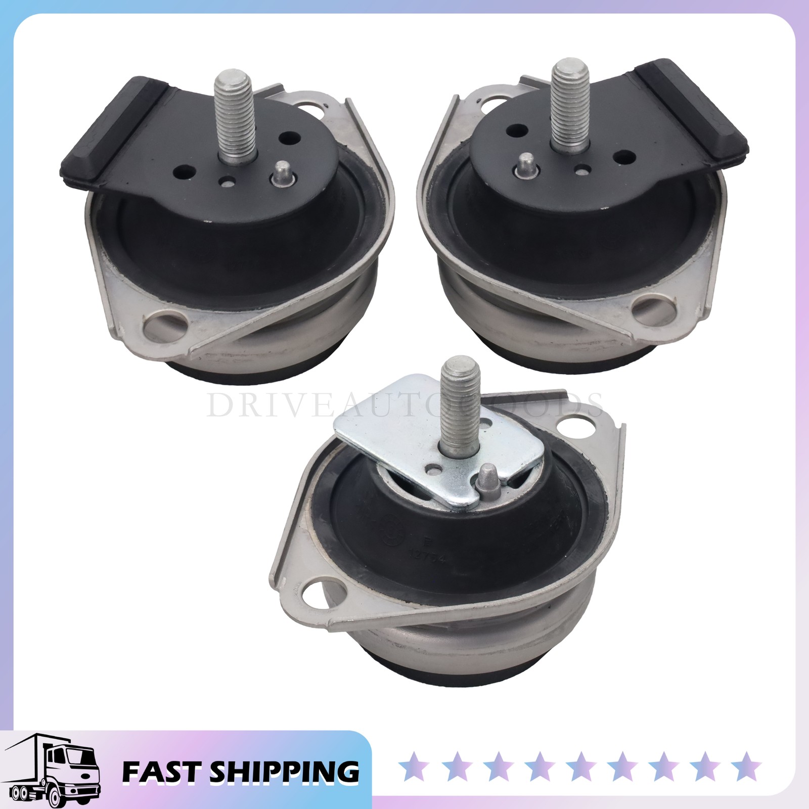Maserati Quattroporte 2003-2012 Engine mounts Set of 3