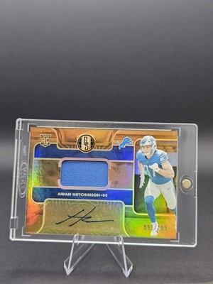2022 Gold Standard Aidan Hutchinson RPA /199 #221 - Detroit Lions