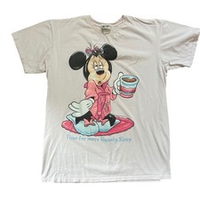 Vintage 1990s Walt Disney World Minnie Mouse Oversized Sleepshirt 100 Cotton OS