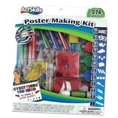 Poster Making Kit - Project and Crafts Science Fair Board Supplies - 274 Pieces