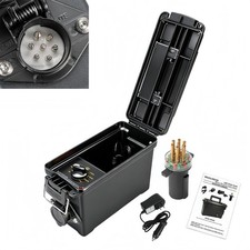 Trailer Light Tester 9102 Trailer Light Tester Box w/ 7865L Circuit Tester 7-Way Round Pin J560 Tools
