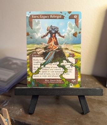 Karn, Legacy Reforged - Full Art / Altered -  MTG / Magic the Gathering