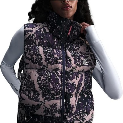 Nike ACG Lunar Lake Therma FIT ADV Women Vest Black Purple FV7331-573 Sz M NEW