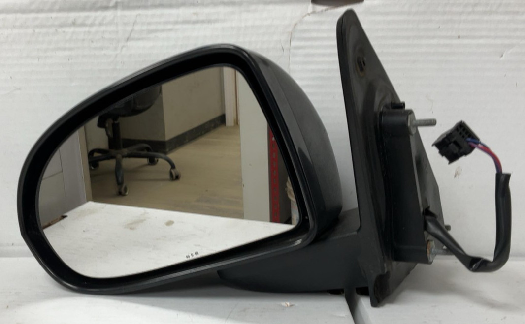 2007-2010 Jeep Compass Driver Side Mirror Black OEM E13011074 Scratched Tested