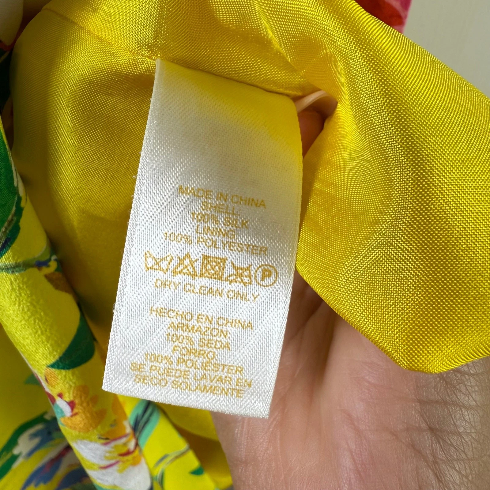 Abito KATE SPADE Cathleen giallo floreale in seta taglia 4