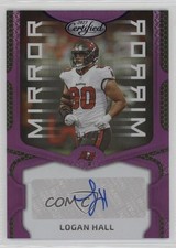 2023 Certified Mirror Signatures Purple 3/10 Logan Hall #MS95 Auto 07lk