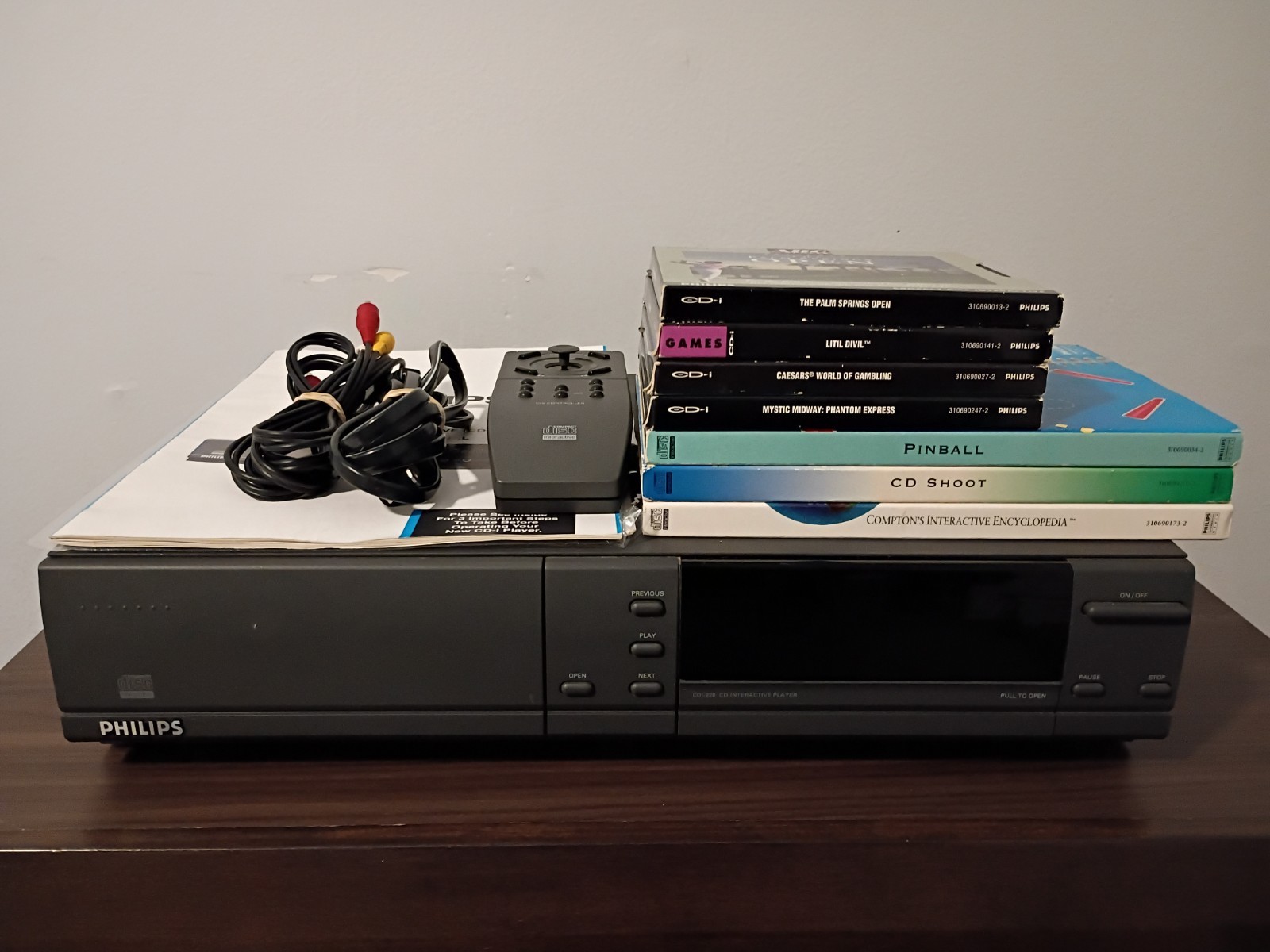 Cdi-220 W/ Remote & Games- For Parts