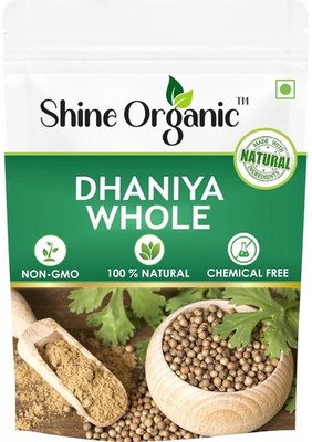 Shine Organic Dhania Ganze 500g Einzelgewürz