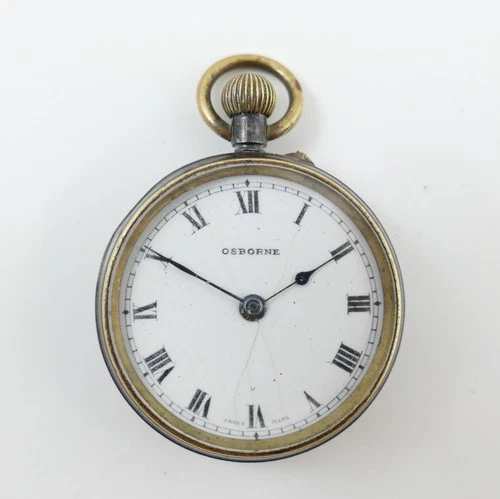 ANTIQUE OSBORNE POCKET WATCH SPARE OR REPAIR SWISS MADE
