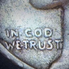 1944 Mercury Dime Coin Error "In COD We Trust"  nice Condition WW2 ERA Coin