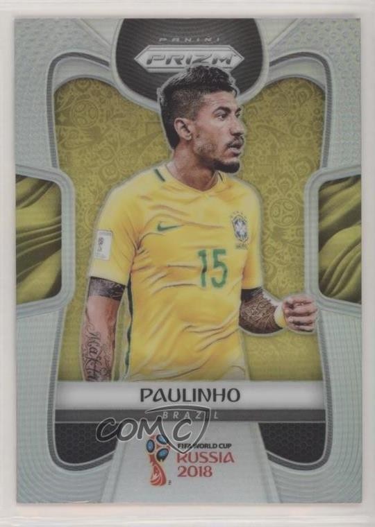 2018 Panini Prizm World Cup Silver Prizm Paulinho #29 0e4q