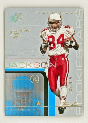 2001 SPx #124b Arnold Jackson /999 Rookie Arizona Cardinals