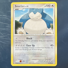 Pokemon TCG Snorlax 37/130 Diamond & Pearl Rare Regular English 2007 100HP on eBay