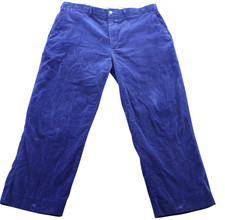 Vintage Ralph Lauren Blue Corduroy Pants Mens 40x30