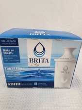 Brita Standard Water Filter Replacement 6 Pack White Pitcher Dispenser Sealed