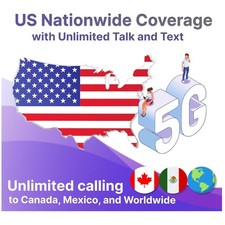 Jethro Mobile Prepaid Plan for Senior Cell Phones, 5G/4G LTE