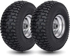 15x6.00-6 Tire Wheel Replacement For Craftsman Husqvarna Mowers 2 Pack 15x6.00-6 Tire Wheel Replacement For Craftsman Husqvarna Mowers 2 Pack