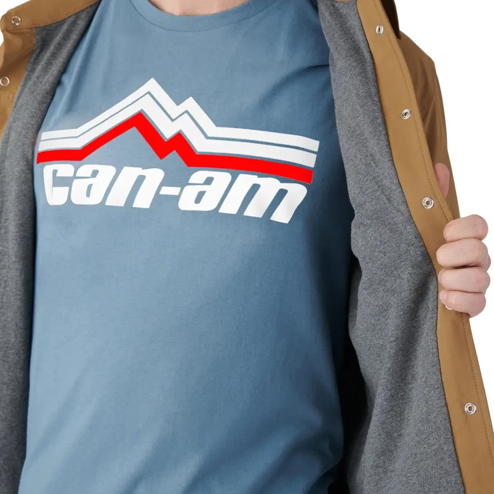 Can-Am 男式实用 Overshirt DWR 耐用防水重量级卡其色 — 第 3/4 张图片
