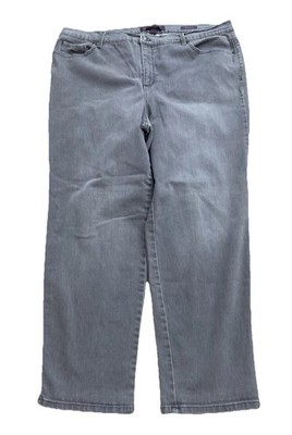 Gloria Vanderbilt Amanda Denim Jeans Plus Size 20W Average Straight Gray