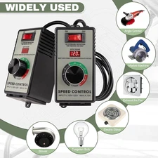 AC Motor Speed Controller 100V-120V 15A Variable Regulator Router Drill Fan LED
