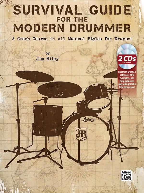 Survival Guide for the Modern Drummer Jim Riley Book and Audio Online Drum Kit A