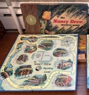 Vintage 1957 The Nancy Drew Mystery Parker Brothers Board Game has cards/cars