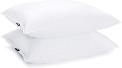 JA COMFORTS Duck Feather down Bed Pillows for Sleeping(2 Packs)-Standard/Queen,H