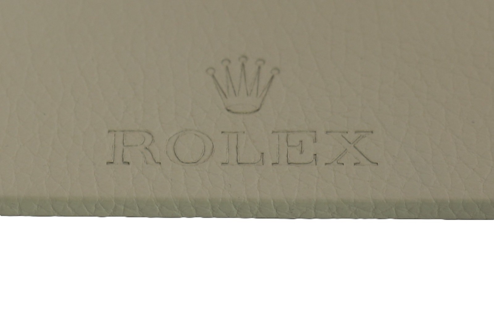 Rolex display pelle beige watchstand supporto orologio vassoio lavagna merce originale foto 2