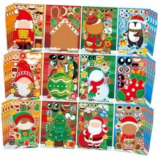 Stickers 48 Sheets DIY Party Favors Crafts Kids Christmas