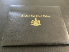 Maryland High School Diploma Display Folder