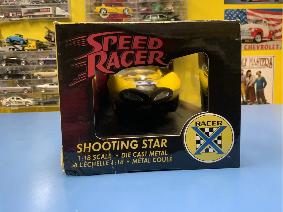 American Muscle Speed Racer Shooting Star  Racer X 1:18 Released 2007 New - Image 4 of 4