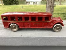 Vintage Arcade Cast Iron FAGEOL Bus 1920s-1030s (SPECTACULAR!)