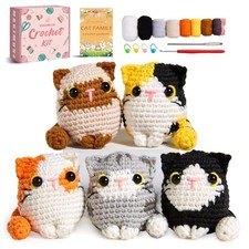 Beginner Crochet Kit with Step-by-Step Video - Crochet Kit for Beginners