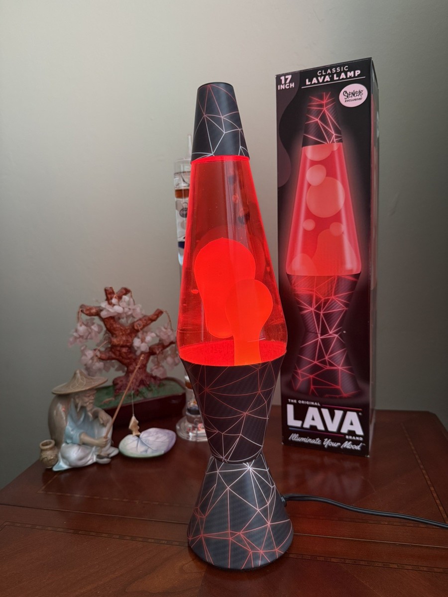 Lava Lite Lamp Vintage RARE Red & White 2024 Original Discontinued