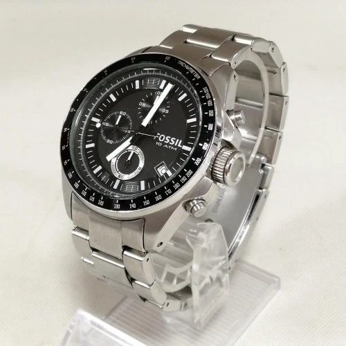 FOSSIL DECKER CH-2600 Herren-Chronograph Silber 10ATM UVP*209,00 € Neu OVP! - Bild 4 von 4