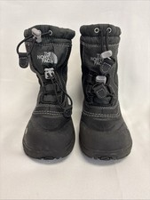 The North Face Boots Boys Size 11 Black Waterproof Thermafelt Snow